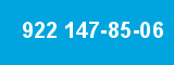 922 147-85-06 922 147-85-06